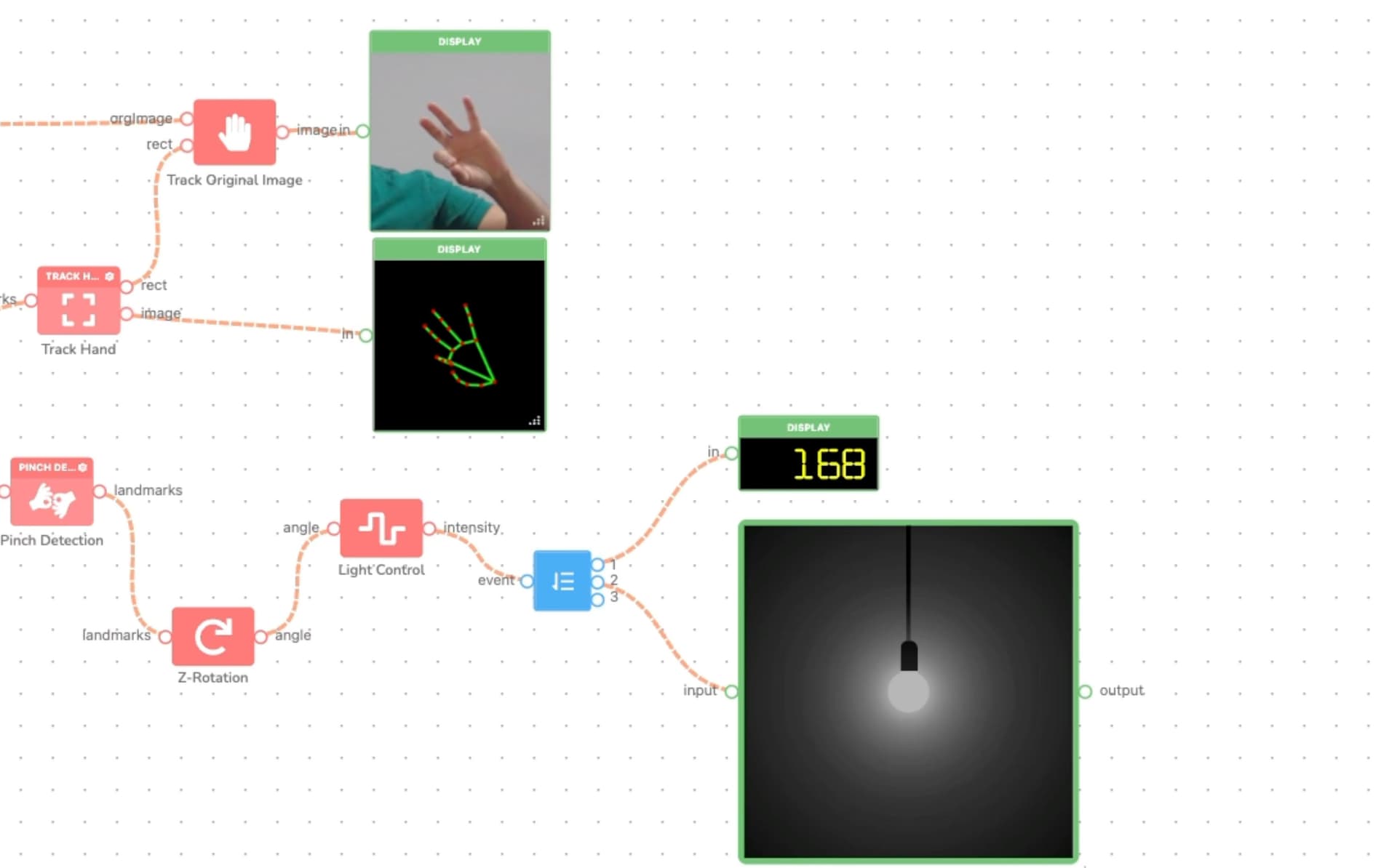 virtual lamp dimming